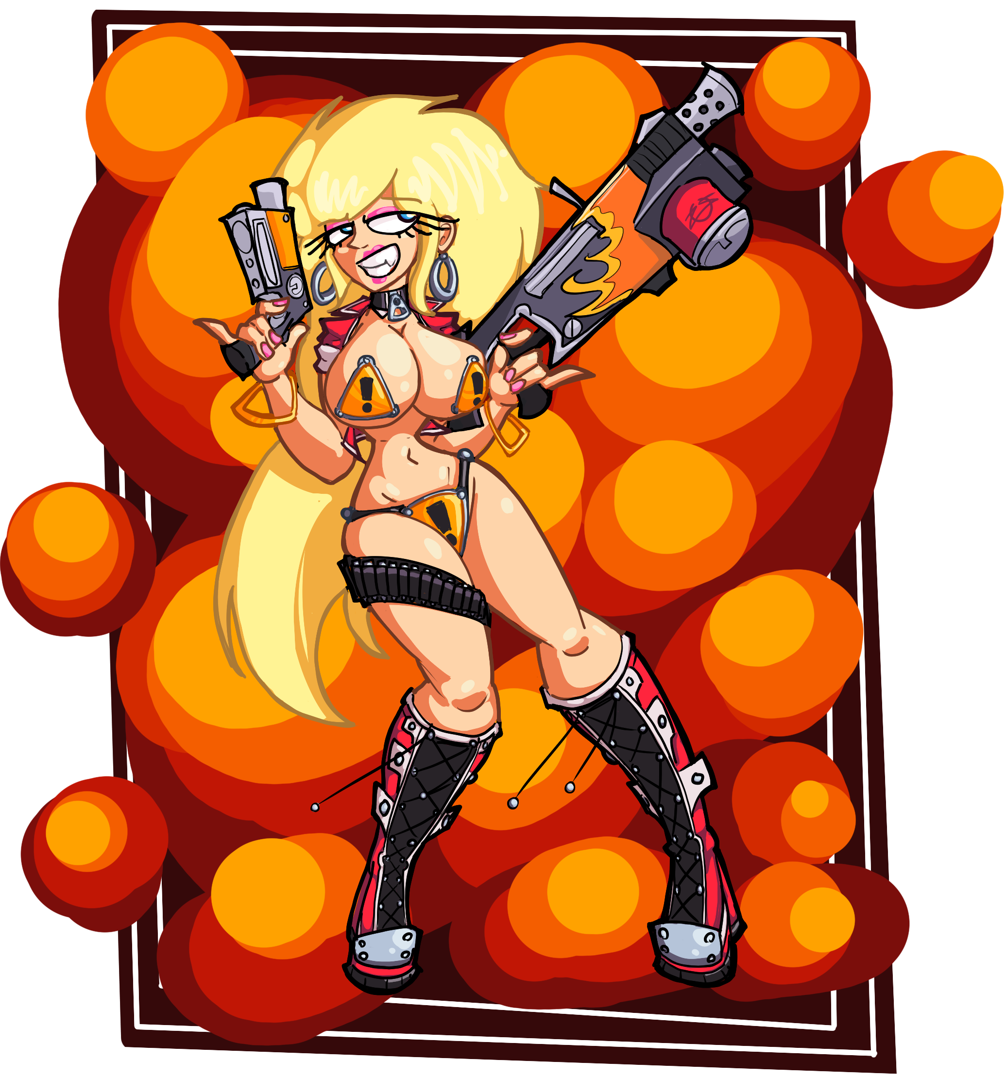 Dolly Danger! A Duke Nukem pastiche from a BEaddventure branch I liked a lot.
